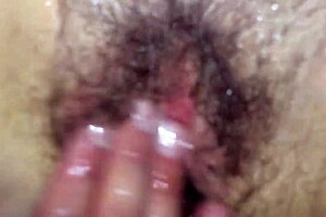 Stepmother with oiled body stimulates her mother-in-law’s fat pussy with a finger