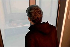 Summer hentai game: Voyeuristic pleasure with MILFs and big asses