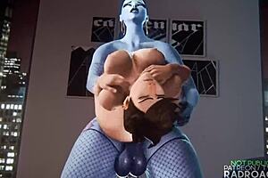 Overwatch animated porn compilation with Juno and Widowmaker