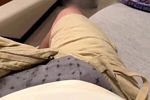 Big-boobed stepmother gets me off while my friend watches