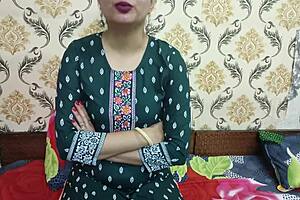 First-time Indian teen gets dirty with her tutor on cam