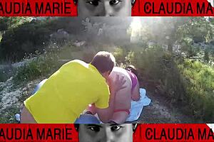 Fat girl feeds cookies to her gay friend's ass