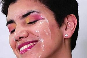 Enjoy the cum shower with pride