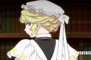 Submissive maid satisfies her master’s every desire – hentai