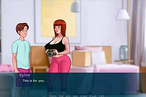 3D animated sex game with step-sis and step-mom's big ass