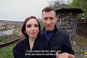 Big tits homemade video with European beauty