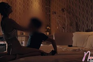 Slut babe gets fingered and ridden hard in video