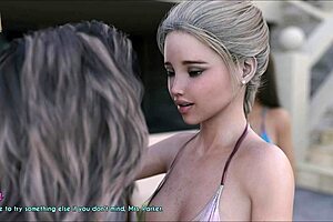 A walkthrough of the game with hot milf and stepmother action