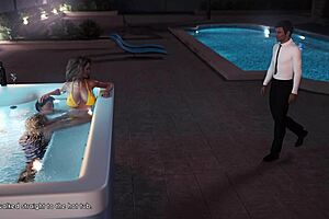 A wife and stepmother missing scenes 4: A visual novel game with PC gameplay
