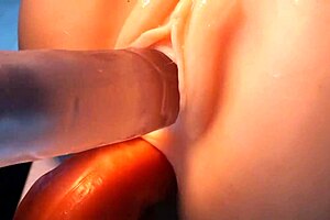 Real doll fetish action with double penetration and toy insertion