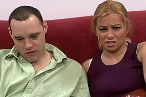 Big tits blonde MILF gets fucked like a whore