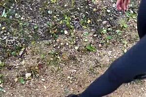 Big dick athlete gets his ass pounded in public