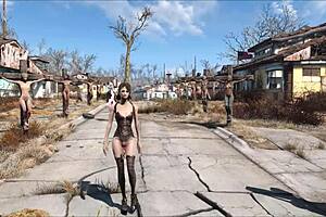 Beautiful anime porn with fetish and BDSM elements set in Fallout 4 world