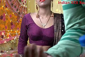 Beautiful Indian step family having a hot and steamy anal sex in Hindi