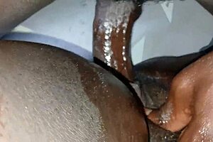 African mother with big breast and big ass has rough sex with big black cock and facial at the end