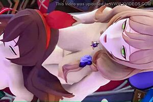 Beautiful boobs and anal sex in Genshin Impact futa porn