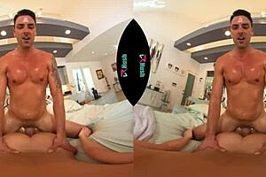 Lily Adams is a small boned brunette and you get to cum in her vagina in this POV porn video