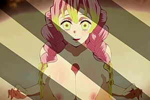 Mitsuri and Tanjiro’s hot scene in Demon Slayer