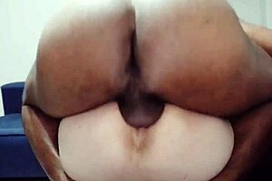 Black bull fucks Latino stallion in gay video