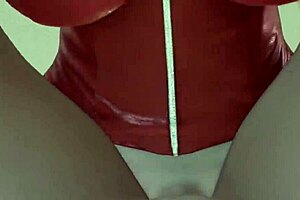 Futanari Christmas 2023 POV experience with big tits and ass worship