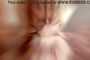 Skinny teen gets double stuffed for her birthday surprise
