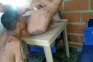 Hardcore Latina game with anal and taboo action