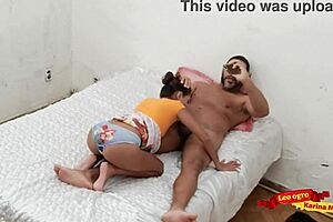 Stepfather and stepdaughter get caught in the act in this age play scene