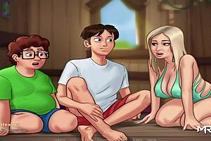 Summertime Saga - Laundry sex with an anime babe
