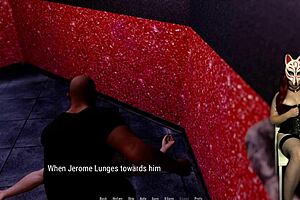 Cartoon adult film with deep throat blowjob and clothed dancing scenes