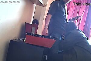 Office worker has sex with his or her boss