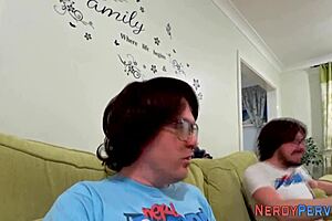 British amateur gets her first taste of cock sucking