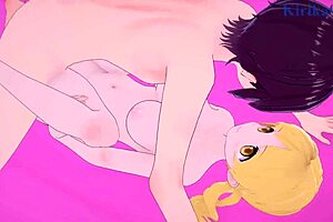 Magical girls get naughty in Mami and Ashley hentai