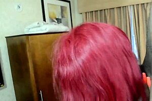 Redhead pornstar gets fucked in various positions intensely
