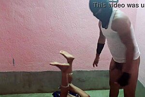 British amateur's fetish-filled drunk session with a big black cock