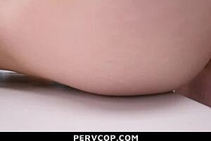 Pervcop punishes teen for shoplifting with hardcore sex
