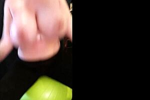 Big bouncing boobs and oiled up tits workout