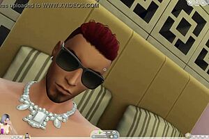 Hentai threesome with The Sims 4 first person experience