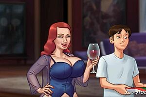 Redhead stepdaughter caught mother in law with pizza guy