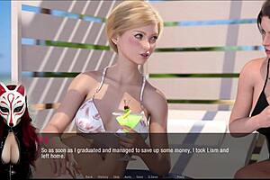 Playthrough of anime porn game with Kate 6