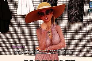 Big tits bouncing while getting cum in mouth - Sunshine Love