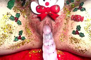Dirty gay Christmas party turns into wild dildo action