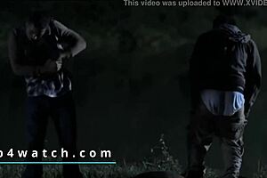 A hot gay scene with a Handsome boy and a Bodybuilder