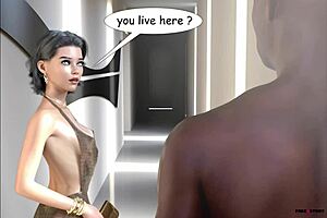 3D animated comic with a sexy outfit