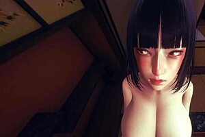 Pov Hinata Hyuga enjoys her body and seduces her partner