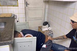 Hot plumber next door comes over and gives a good ass fucking