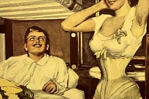 Hairy erotic illustrations from the good old days