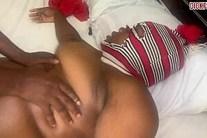 Nigerian ass is the sweetest, gateman enjoys oga's wife