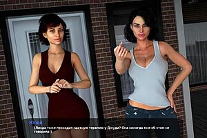3D animated MILF orgy in Milfie City