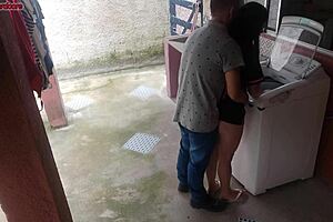 Married housewife pays young mechanic to fuck her