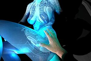 Cortana’s hot scene in 3D animated SFM